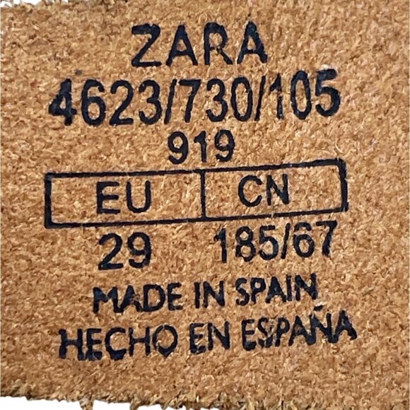 Zara Youth Girl's Tan Brown Strapped Sandals Sz 29 (11.5 US) - NWOB - Picture 8 of 8